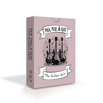 Pick, Play, Quiz: Guitar Quiz Card Game