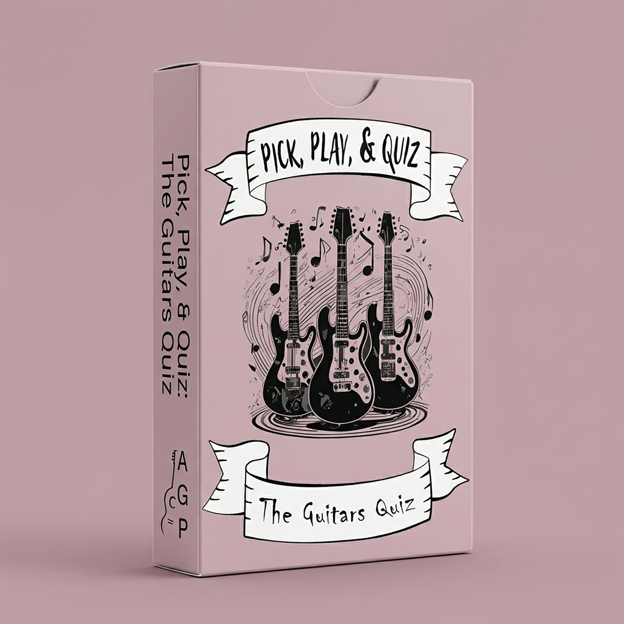 Pick, Play, Quiz: Guitar Quiz Card Game
